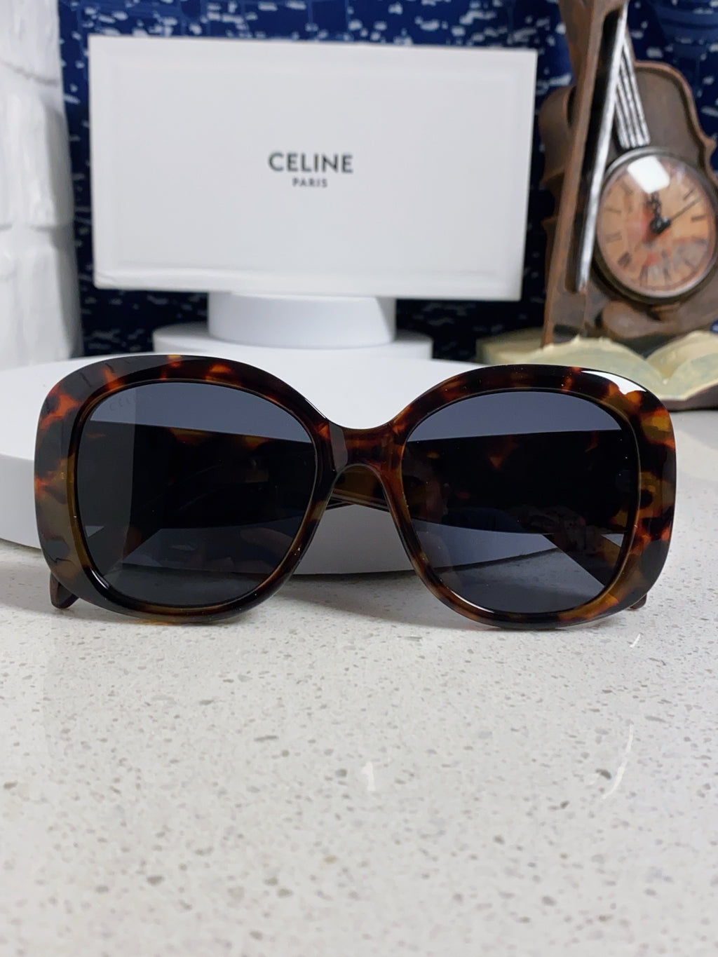 Celine Oversized Black Lens Sunglasses for Men & Women - 934650 - detail image 9