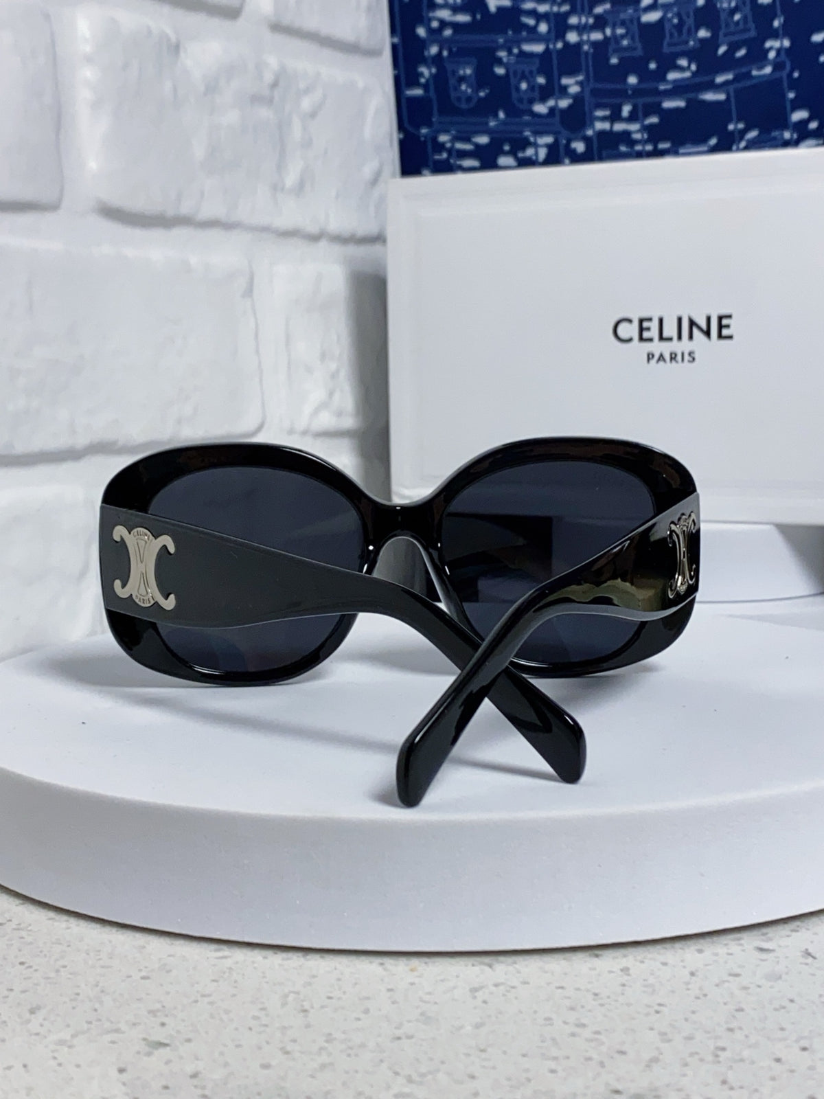 Celine Oversized Black Lens Sunglasses for Men & Women - 934651 - detail image 3
