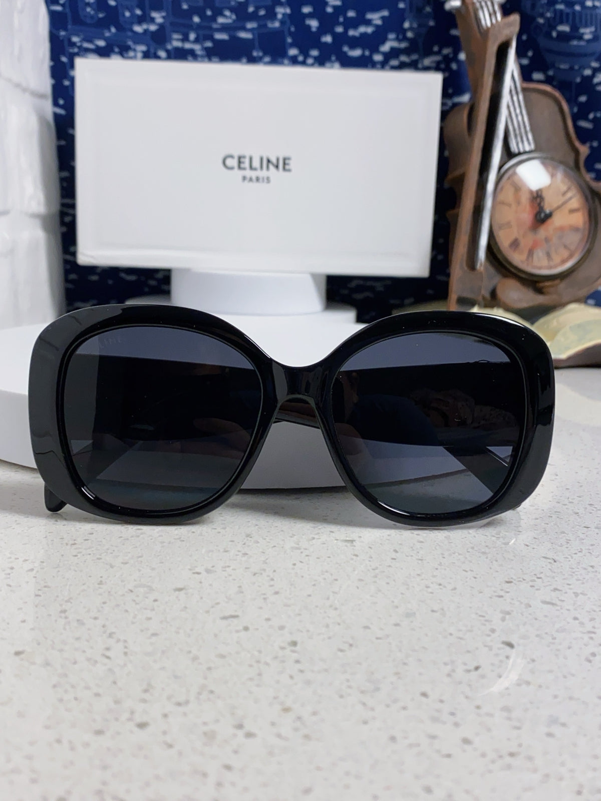 Celine Oversized Black Lens Sunglasses for Men & Women - 934651 - detail image 8