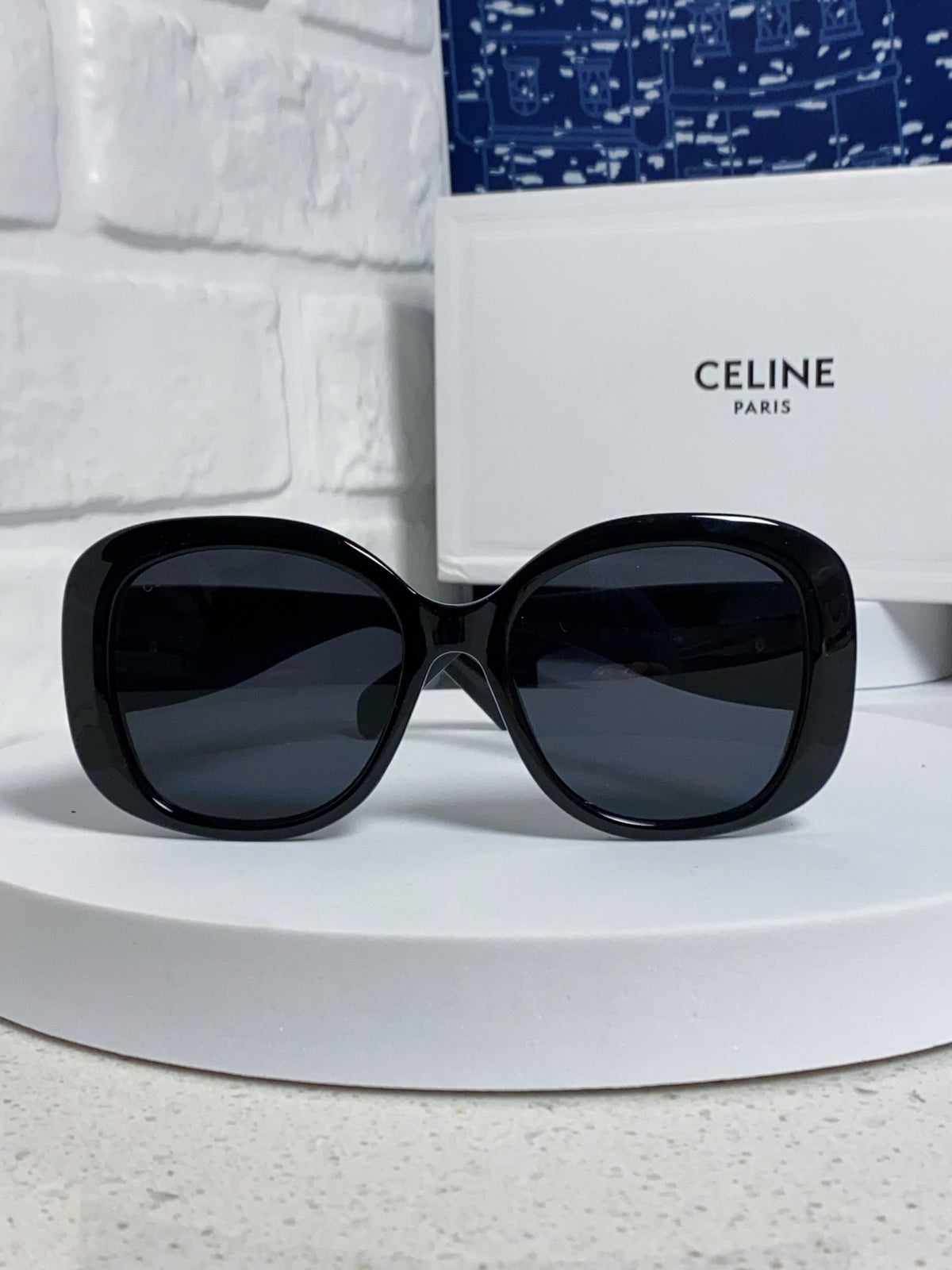 Celine Oversized Black Lens Sunglasses for Men & Women - 934651 - detail image 2