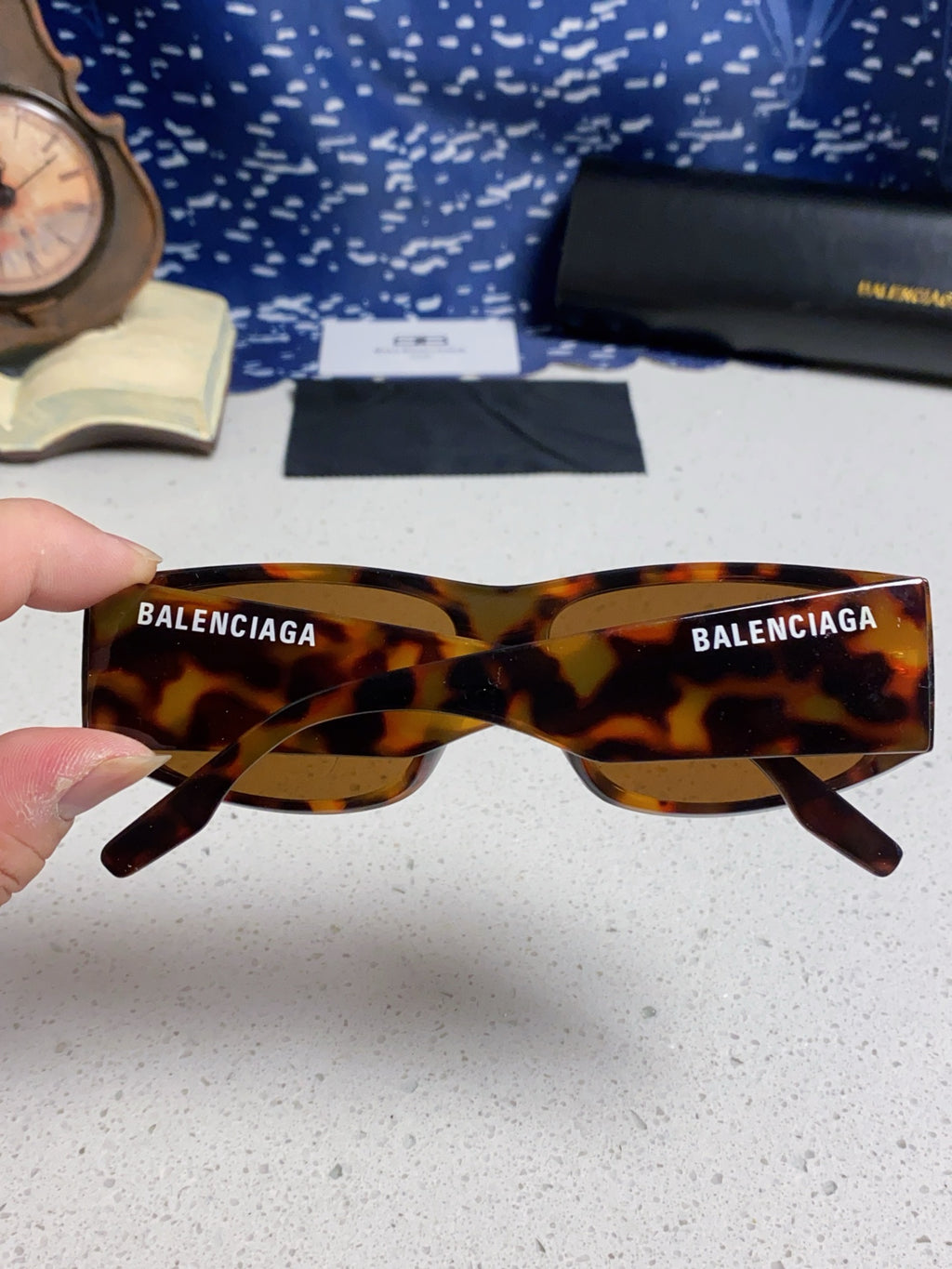 Balenciaga Square Black Lens Sunglasses for Men & Women - 935203 - detail image 4