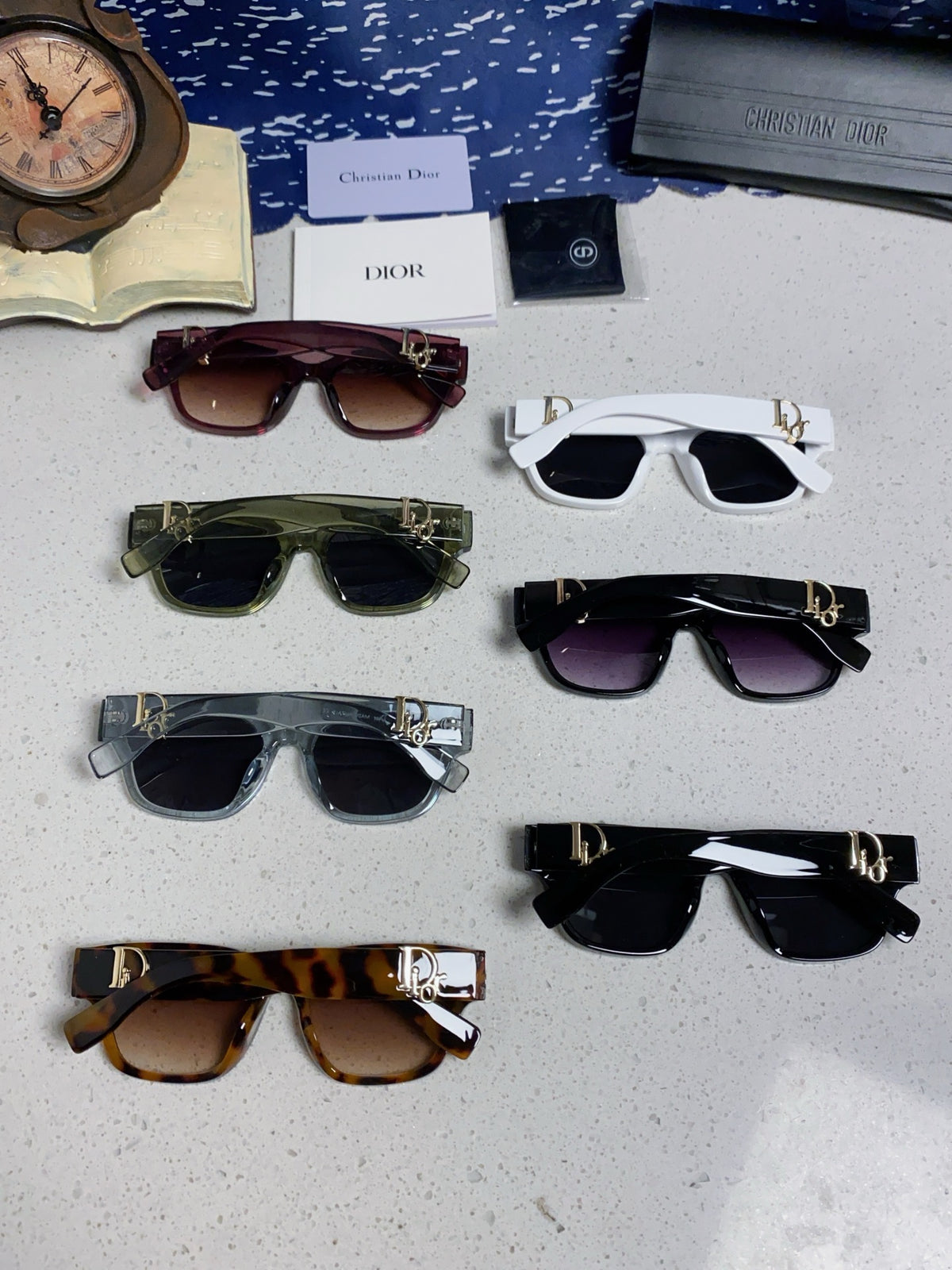 Dior Oversized Red Lens Sunglasses for Women - detail image 11