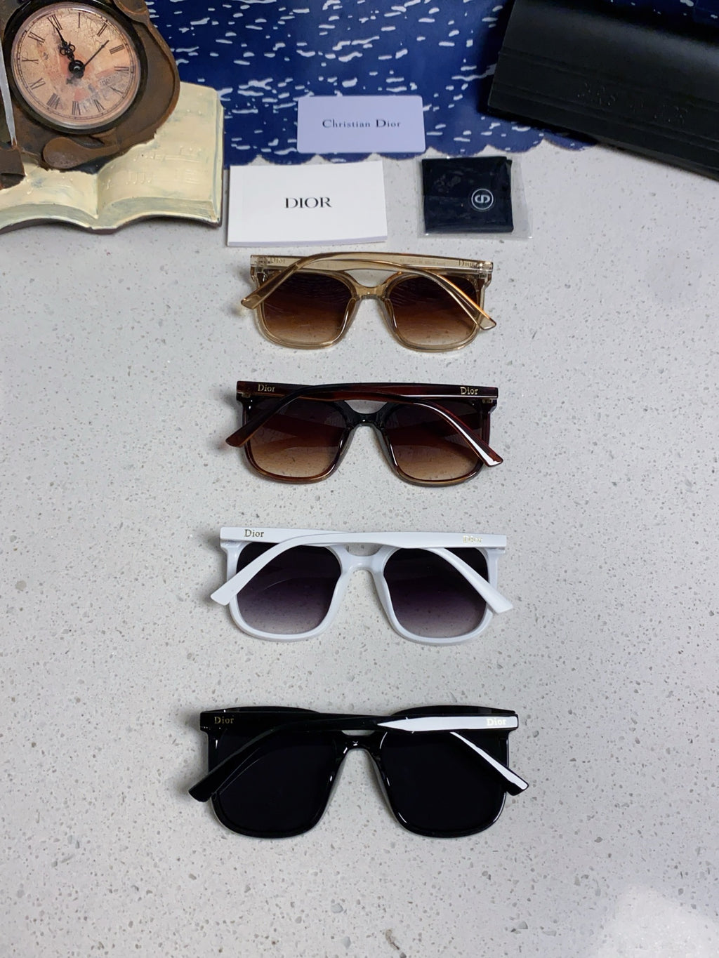 Dior Polarized Fashion Gray Lens Sunglasses for Women - 465229 - detail image 10