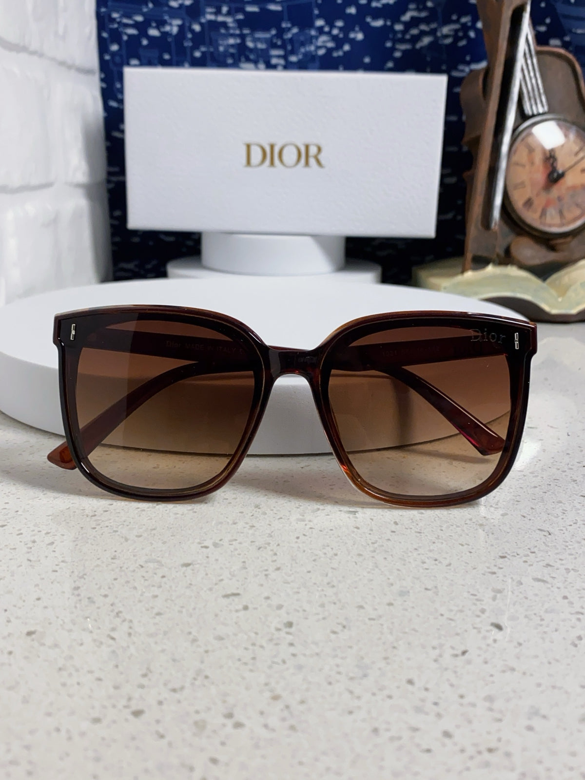 Dior Polarized Fashion Brown Lens Sunglasses for Women - detail image 8