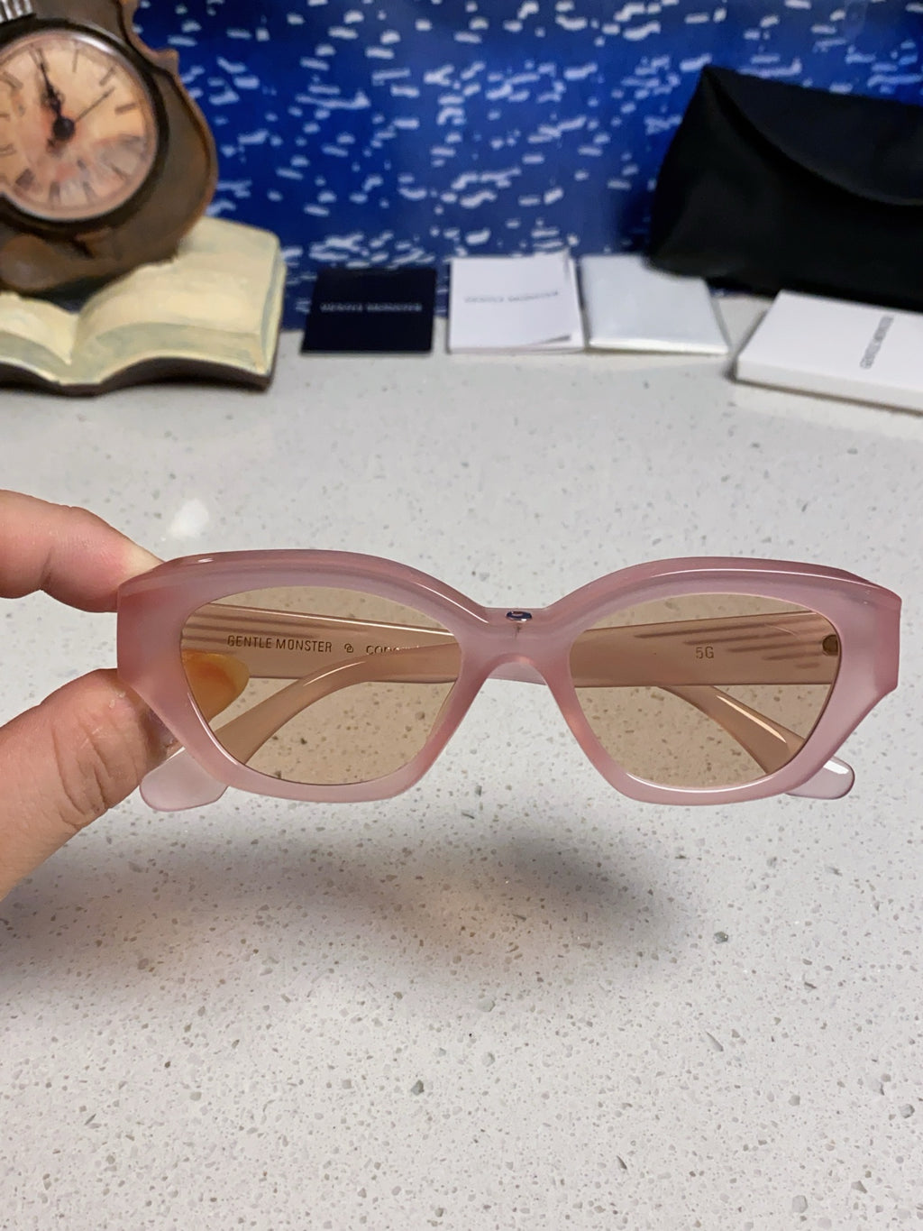 Gentle Monster Fashion Red Lens Sunglasses for Men & Women - detail image 4
