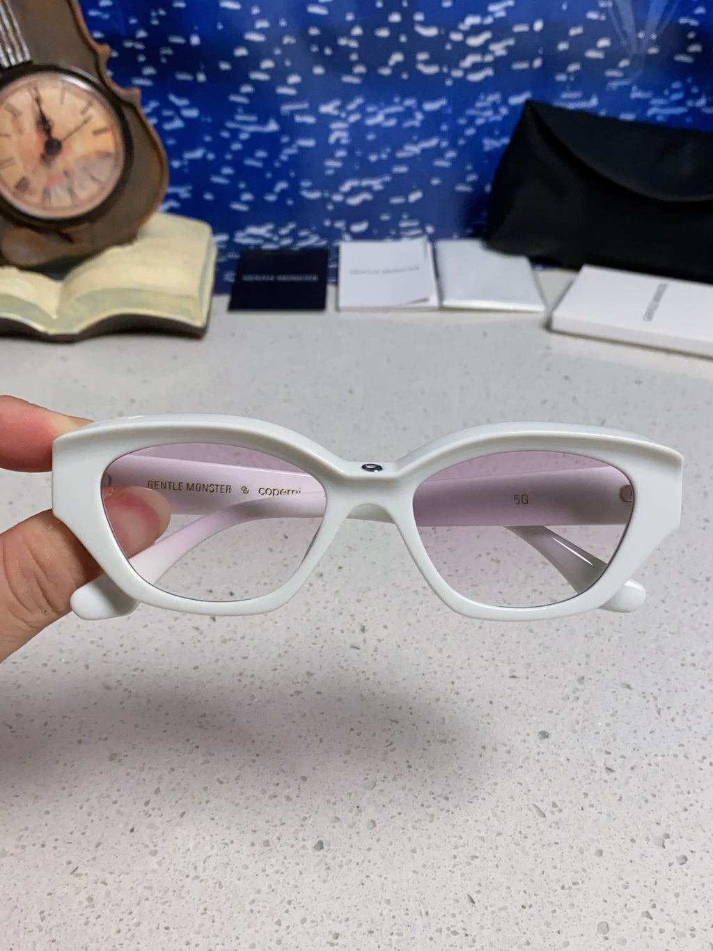 Gentle Monster Fashion Silver Lens Sunglasses for Men & Women - 466390 - detail image 4