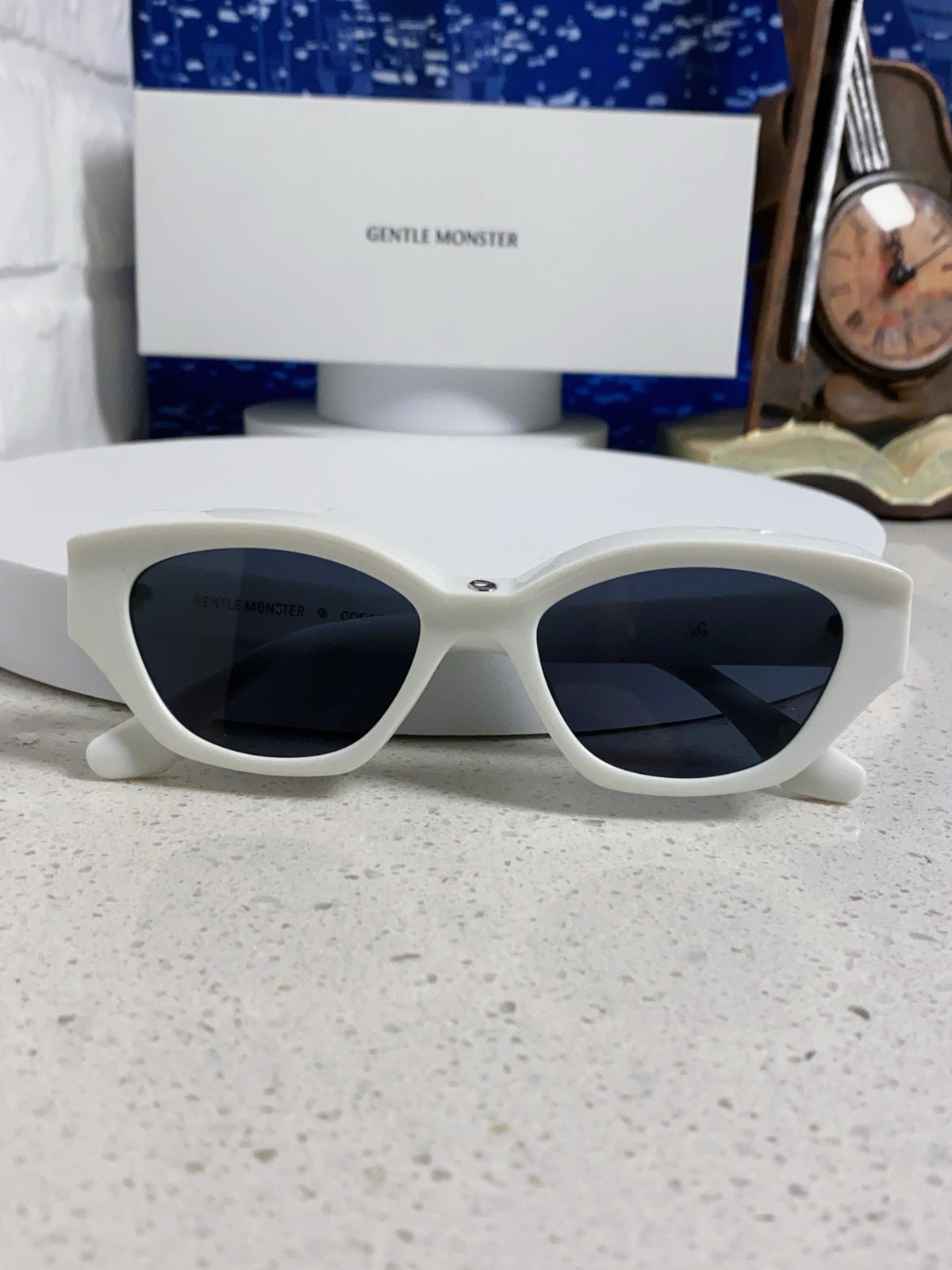 Gentle Monster Fashion Blue Lens Sunglasses for Men & Women - detail image 9