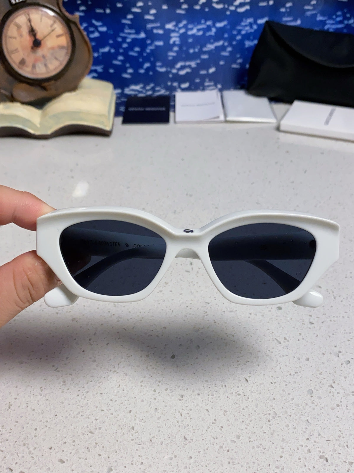 Gentle Monster Fashion Blue Lens Sunglasses for Men & Women - detail image 4