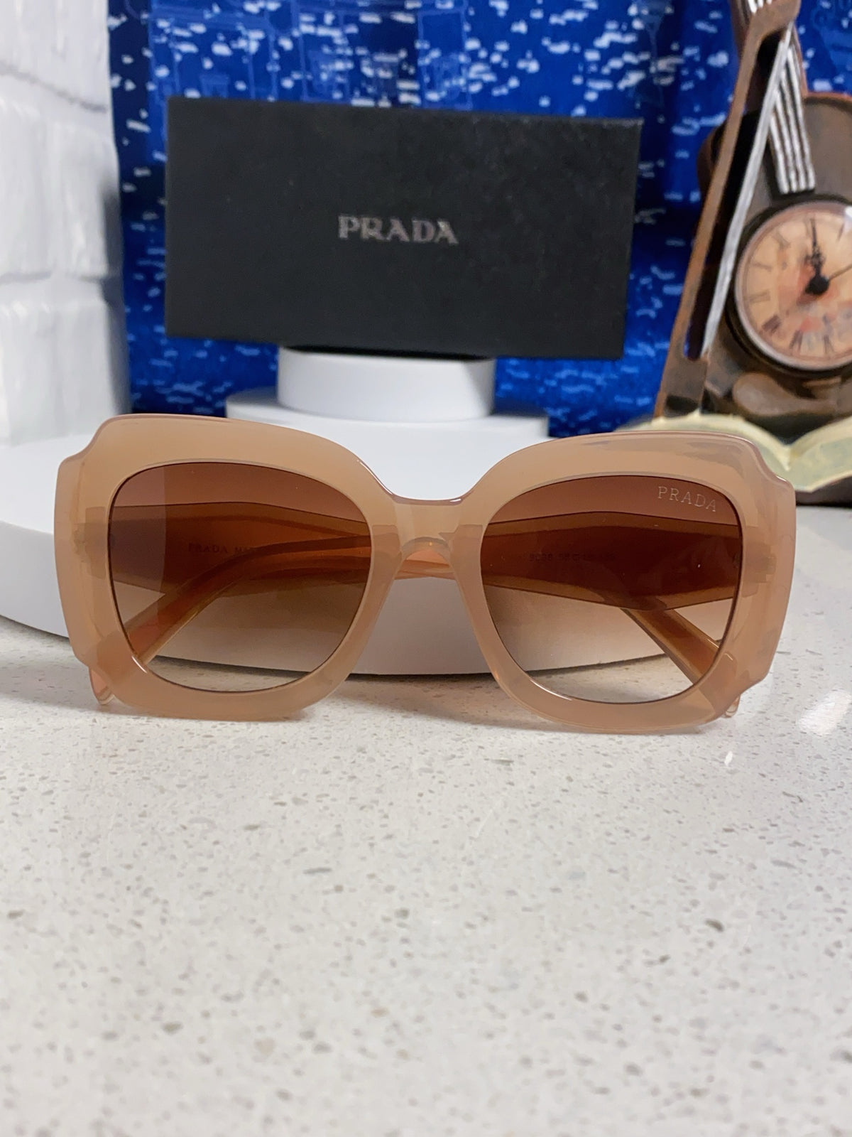 Prada 16YSF Acetate Fashion Gold Lens Sunglasses for Men & Women - 432116 - detail image 9