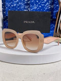 Prada 16YSF Acetate Fashion Gold Lens Sunglasses for Men & Women - 432116