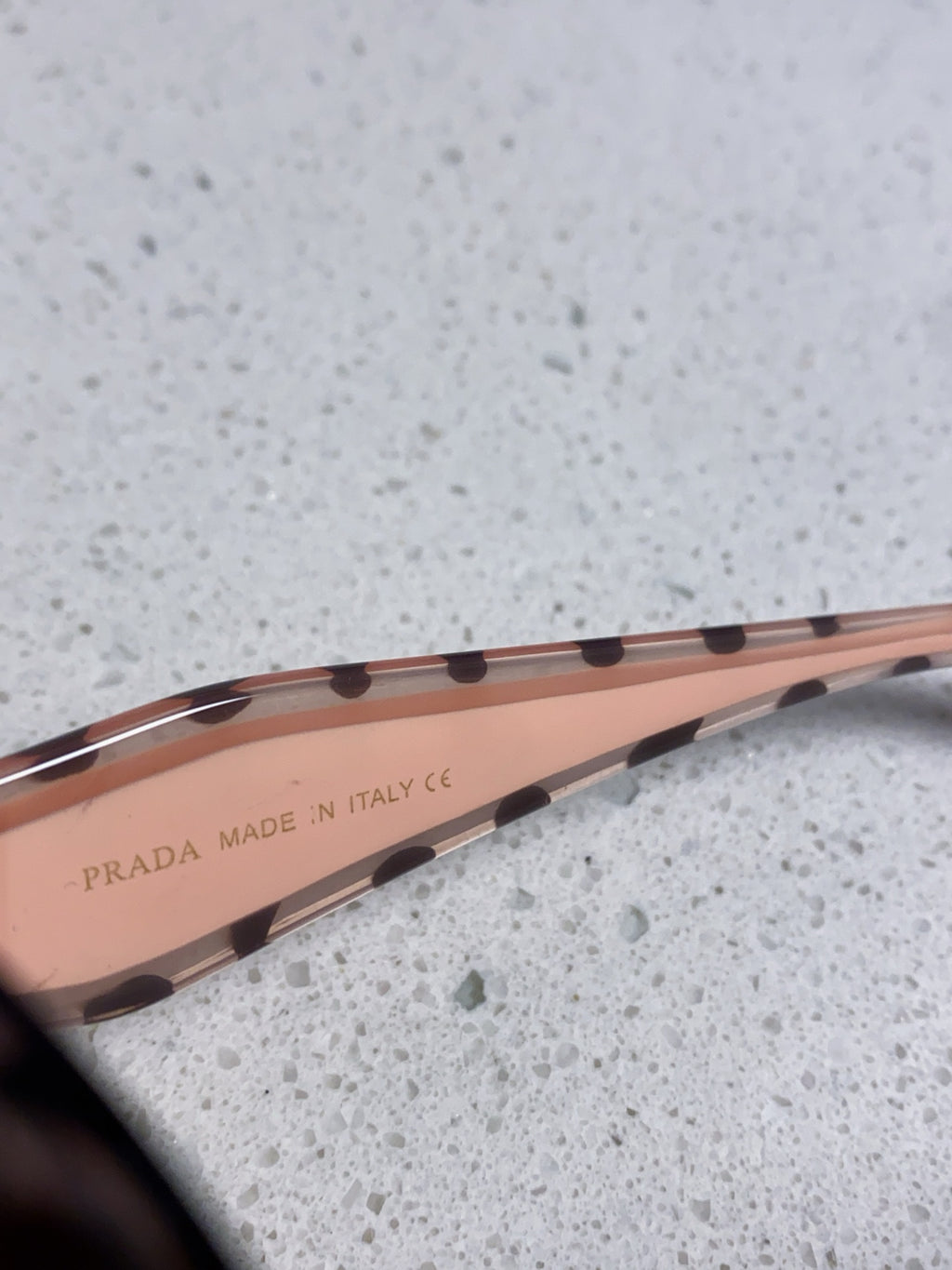 Prada 16YSF Acetate Fashion Gold Lens Sunglasses for Men & Women - detail image 8