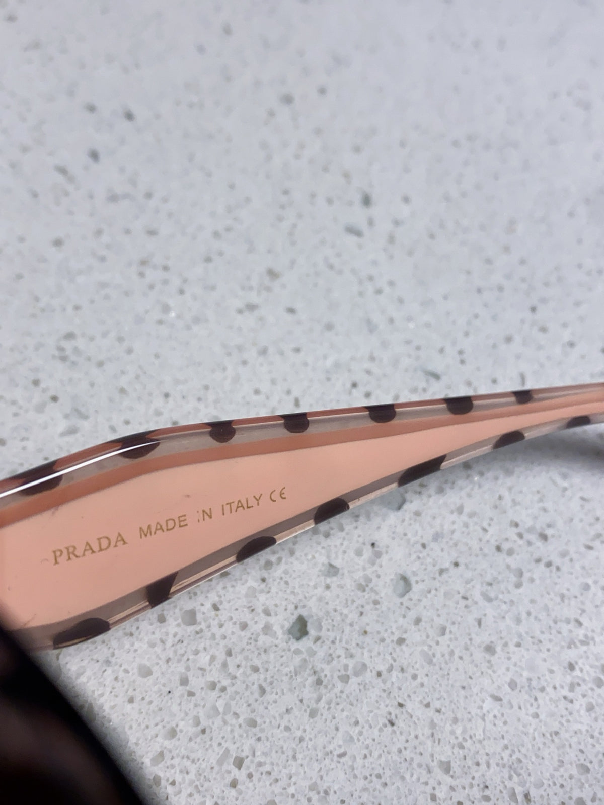 Prada 16YSF Acetate Fashion Gold Lens Sunglasses for Men & Women - detail image 8