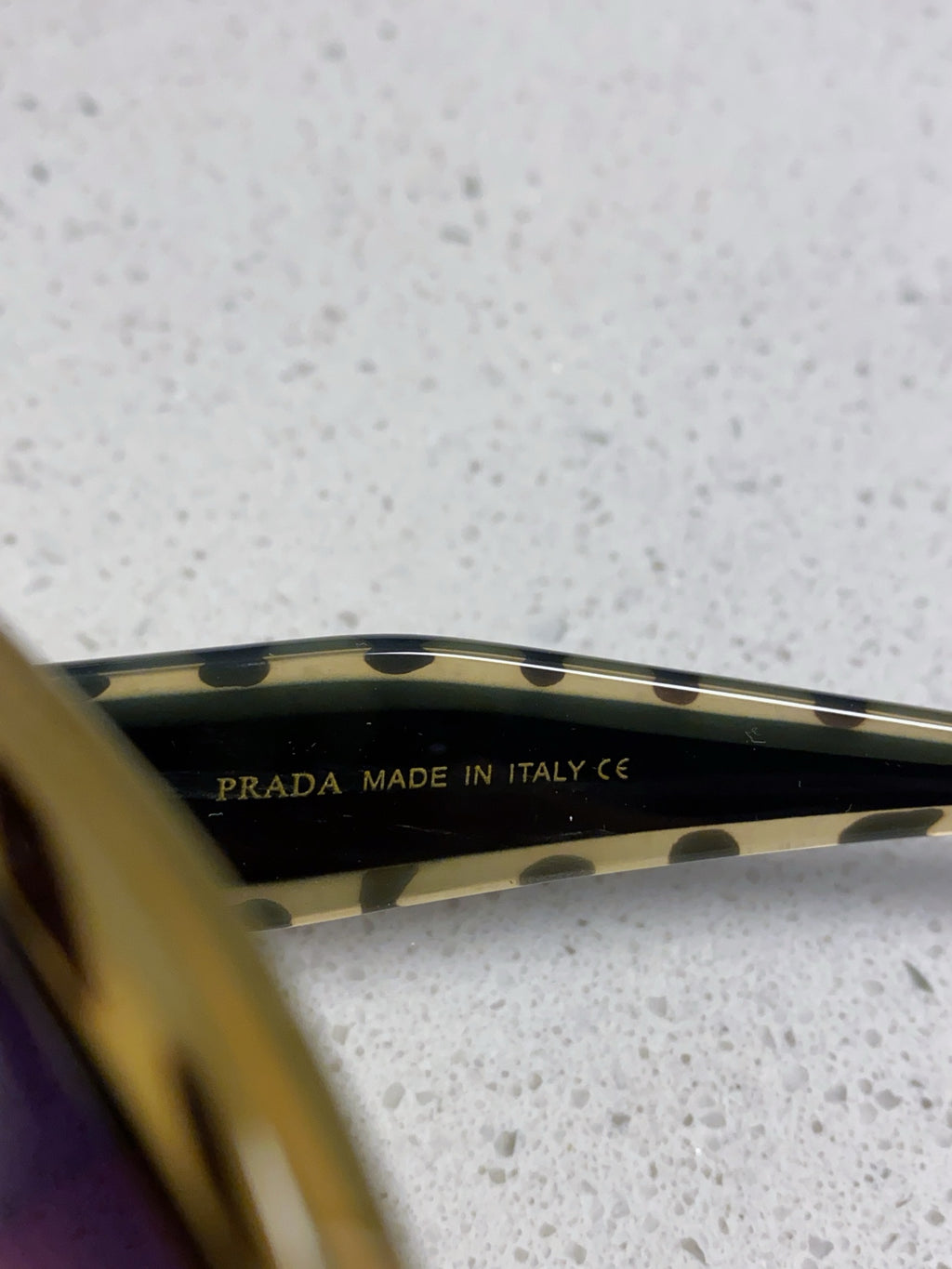 Prada 16YSF Acetate Fashion Blue Lens Sunglasses for Men & Women - 415785 - detail image 8