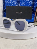 Prada 16YSF Acetate Fashion Blue Lens Sunglasses for Men & Women - 415676