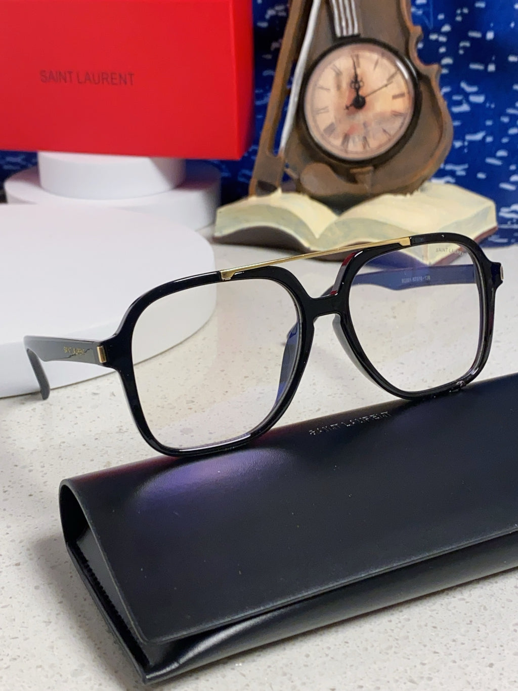 Saint Laurent SL545 Square Silver Lens Sunglasses for Men & Women - 867138 - detail image 10