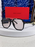 Saint Laurent SL545 Square Black Lens Sunglasses for Men & Women - 415565