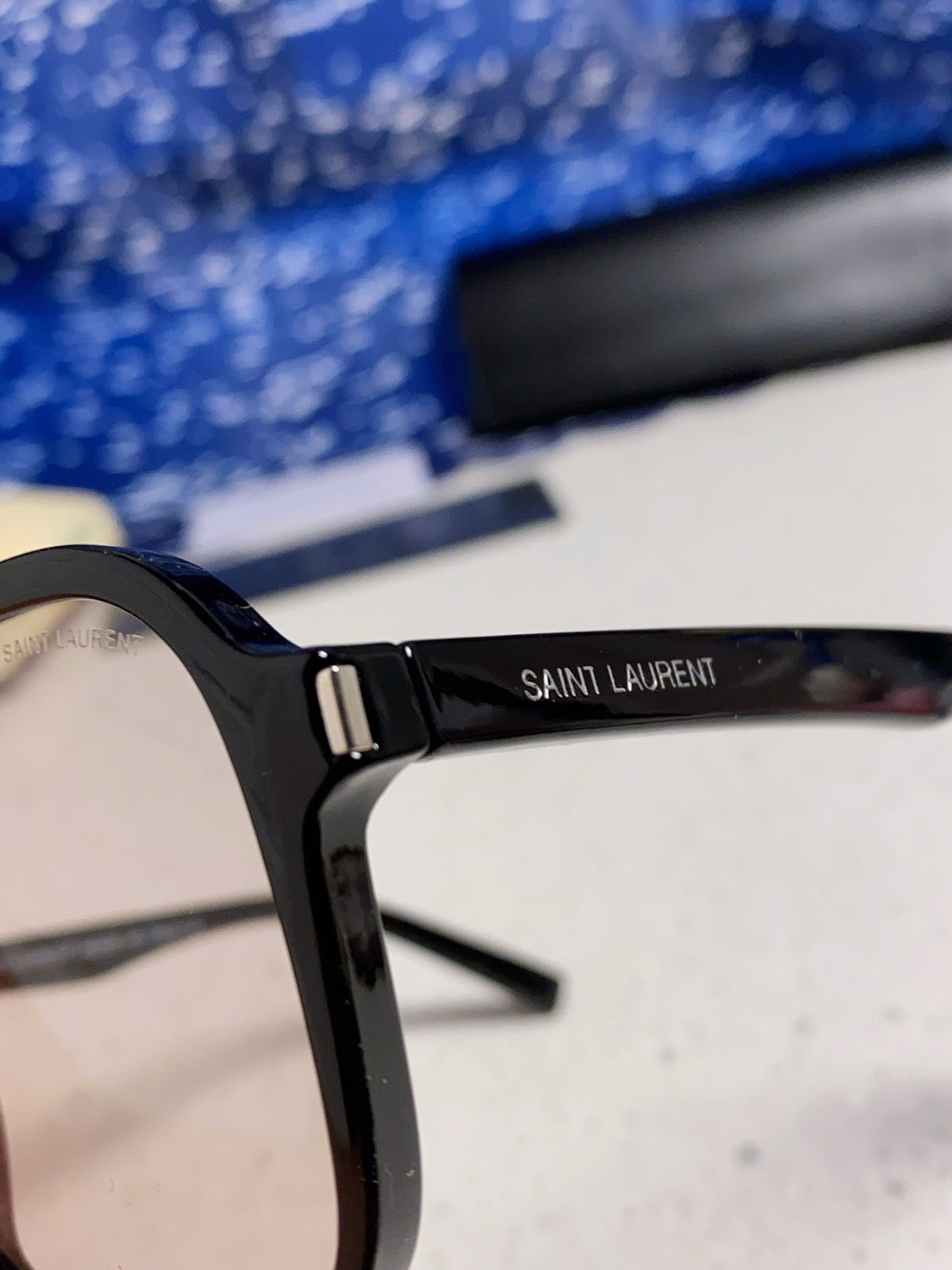 Saint Laurent SL545 Square Black Lens Sunglasses for Men & Women - 431920 - detail image 7