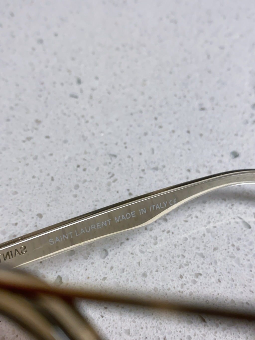 Saint Laurent SL545 Square Silver Lens Sunglasses for Men & Women - detail image 7
