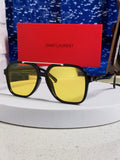 Saint Laurent SL545 Square Yellow Lens Sunglasses for Men & Women