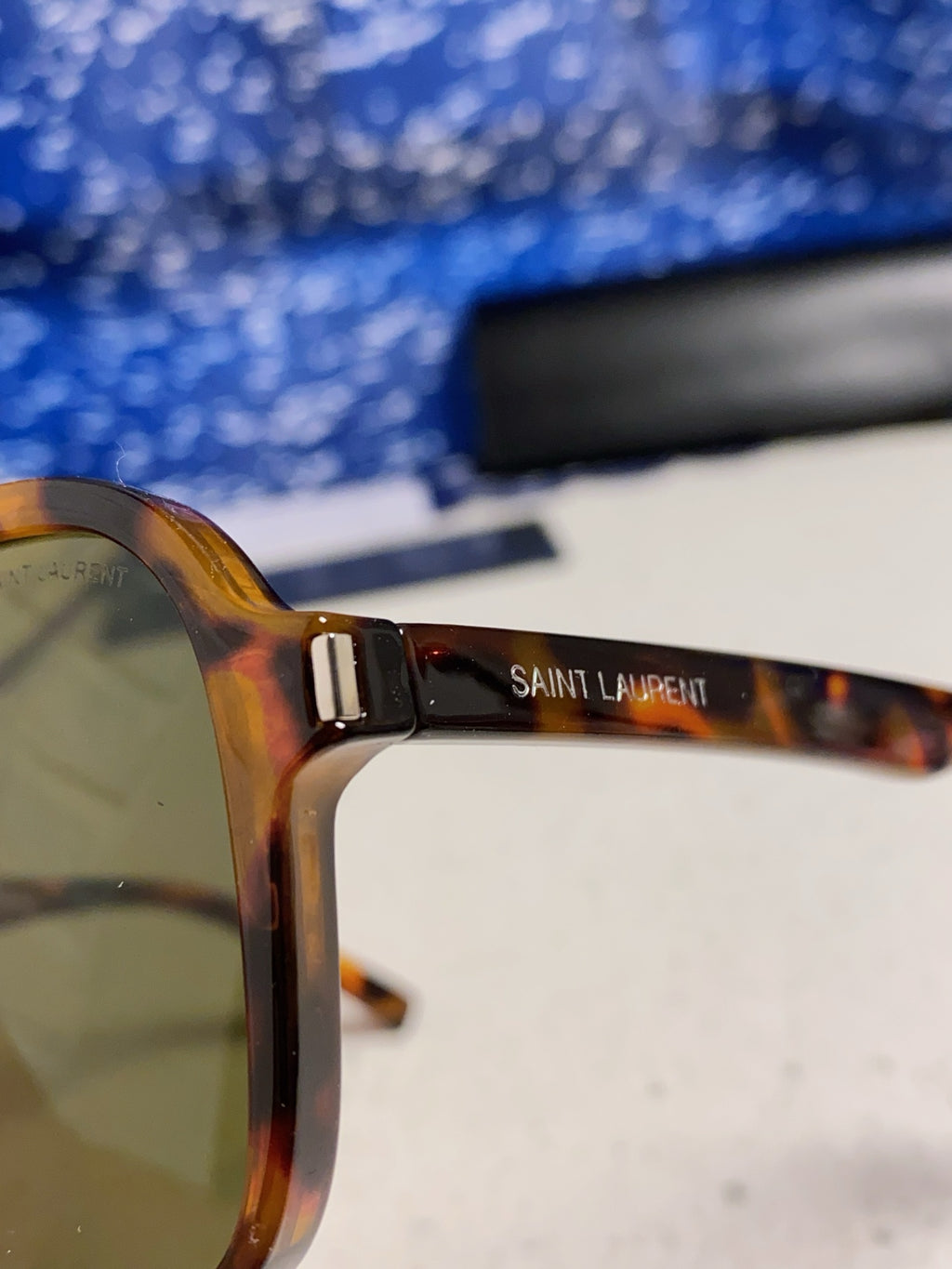 Saint Laurent SL545 Square Black Lens Sunglasses for Men & Women - 867143 - detail image 6