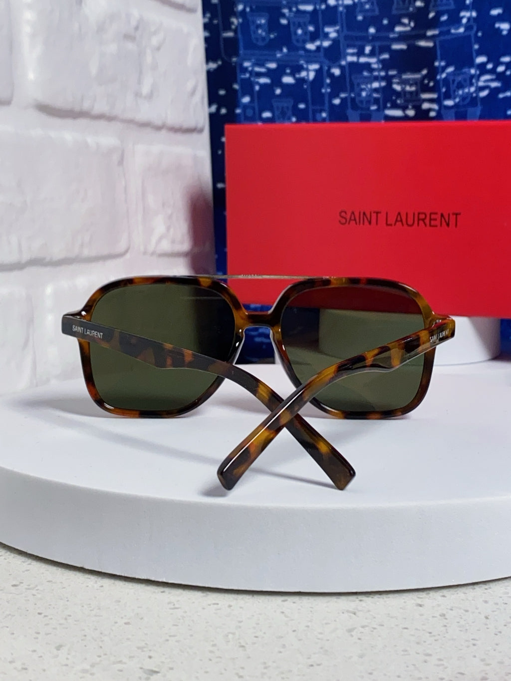 Saint Laurent SL545 Square Black Lens Sunglasses for Men & Women - 867143 - detail image 2