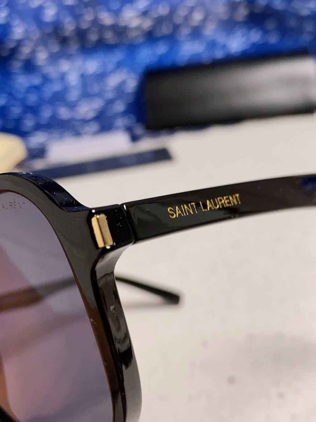 Saint Laurent SL545 Square Black Lens Sunglasses for Men & Women - 415571 - detail image 6
