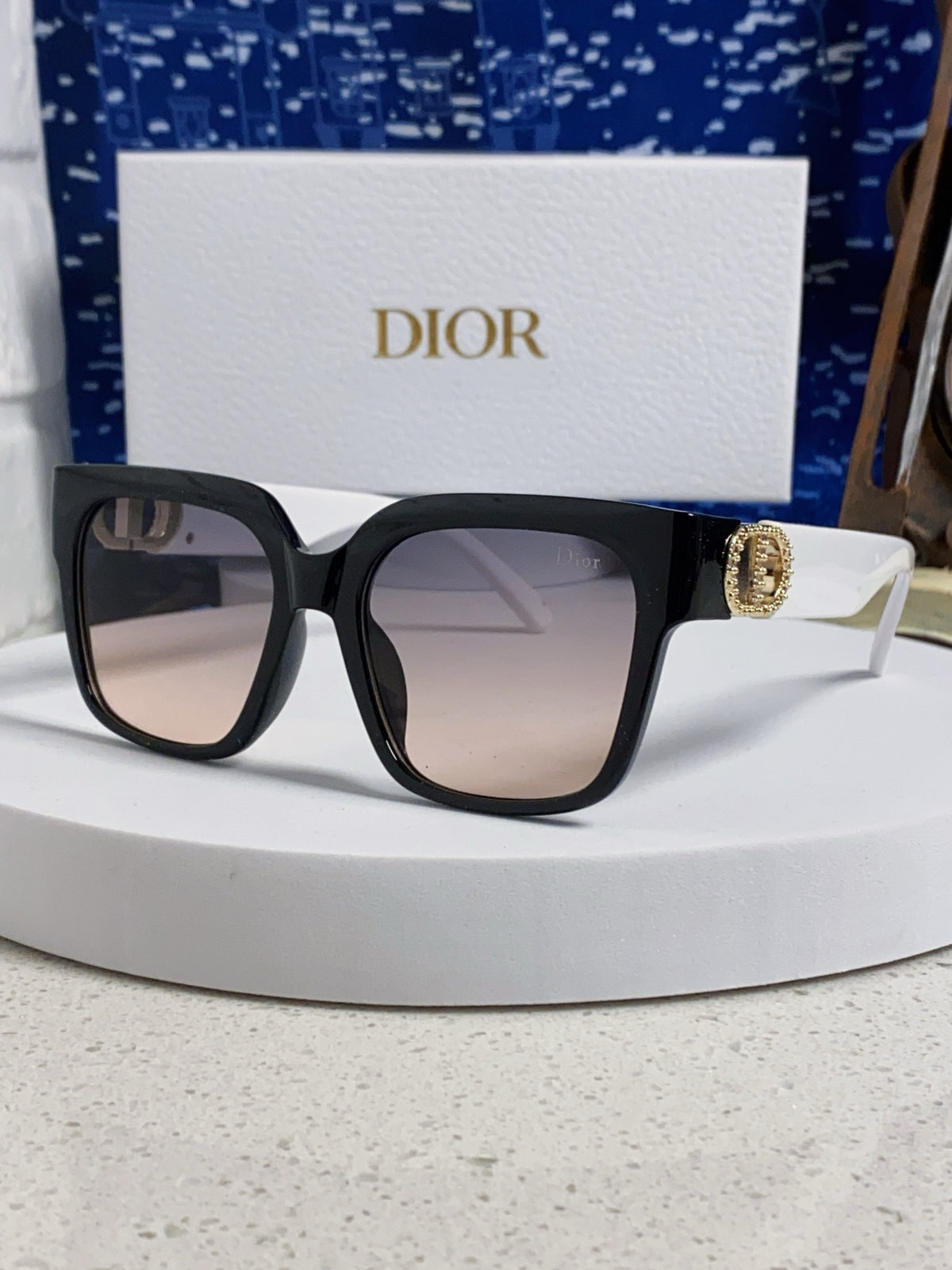 Dior Oversized Silver Lens Sunglasses for Women - 867113