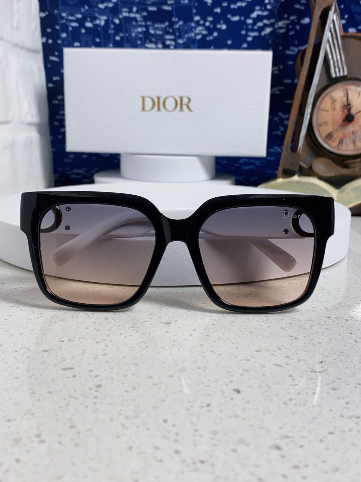 Dior Oversized Silver Lens Sunglasses for Women - 867113 - detail image 9