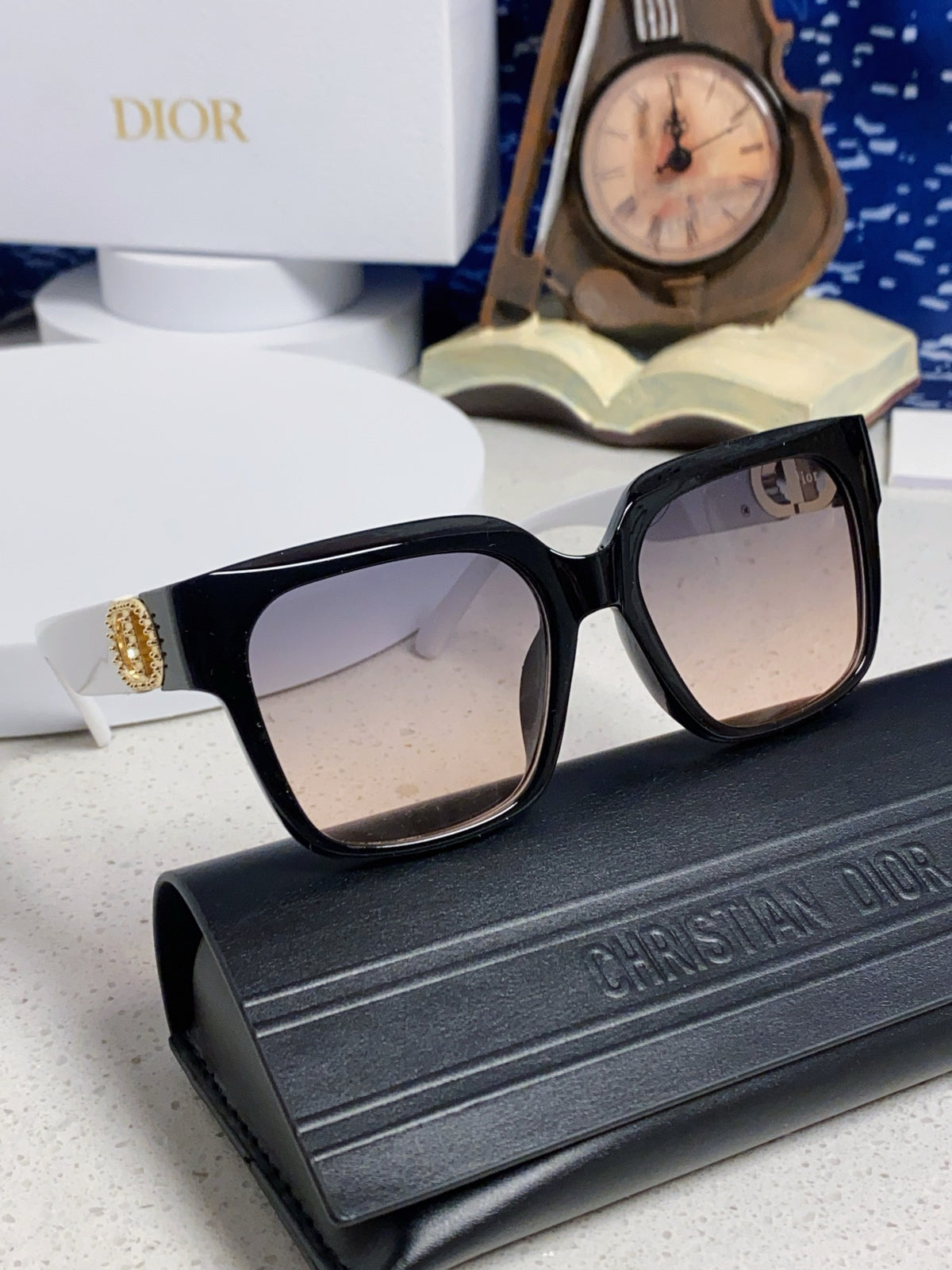 Dior Oversized Silver Lens Sunglasses for Women - 431740 - detail image 10