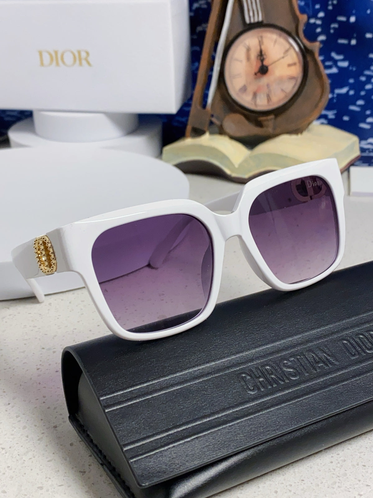 Dior Oversized Silver Lens Sunglasses for Women - detail image 10