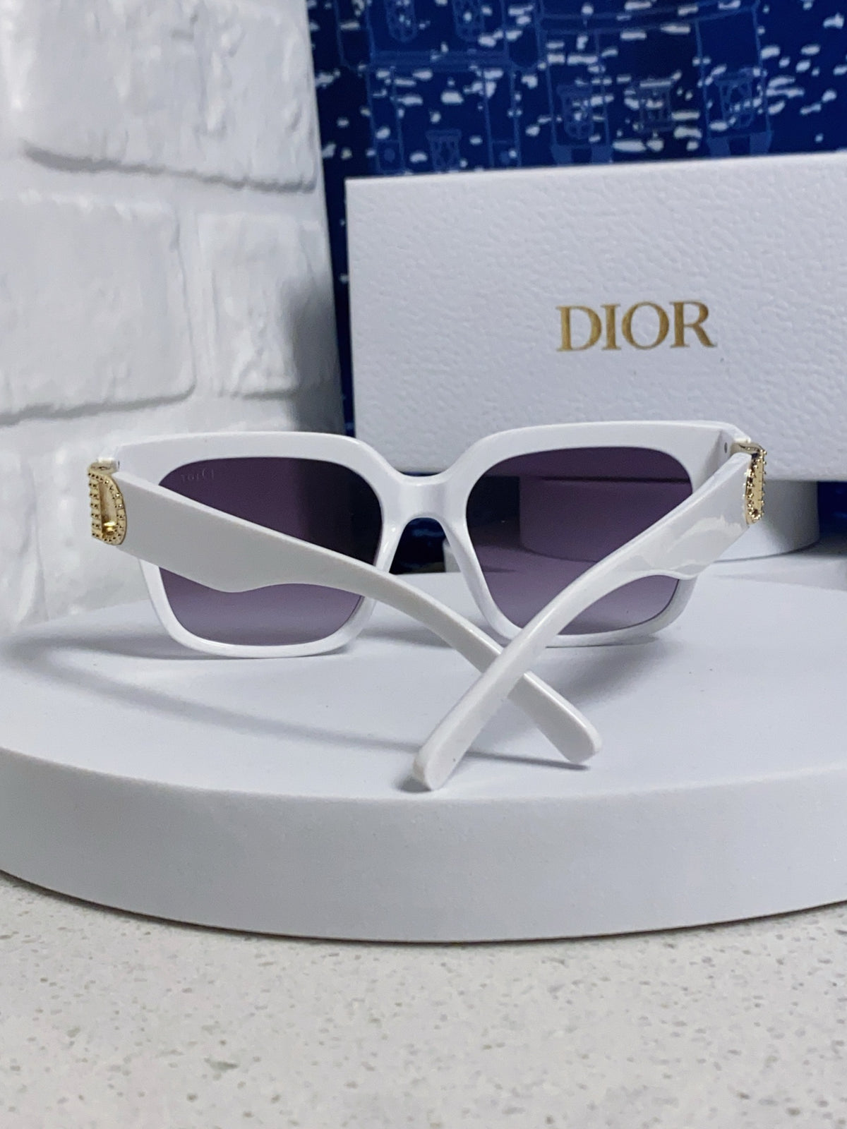 Dior Oversized Silver Lens Sunglasses for Women - detail image 3