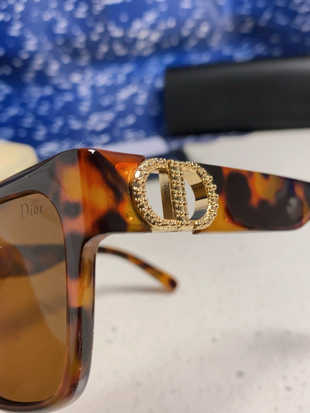 Dior Oversized Black Lens Sunglasses for Women - 431742 - detail image 7