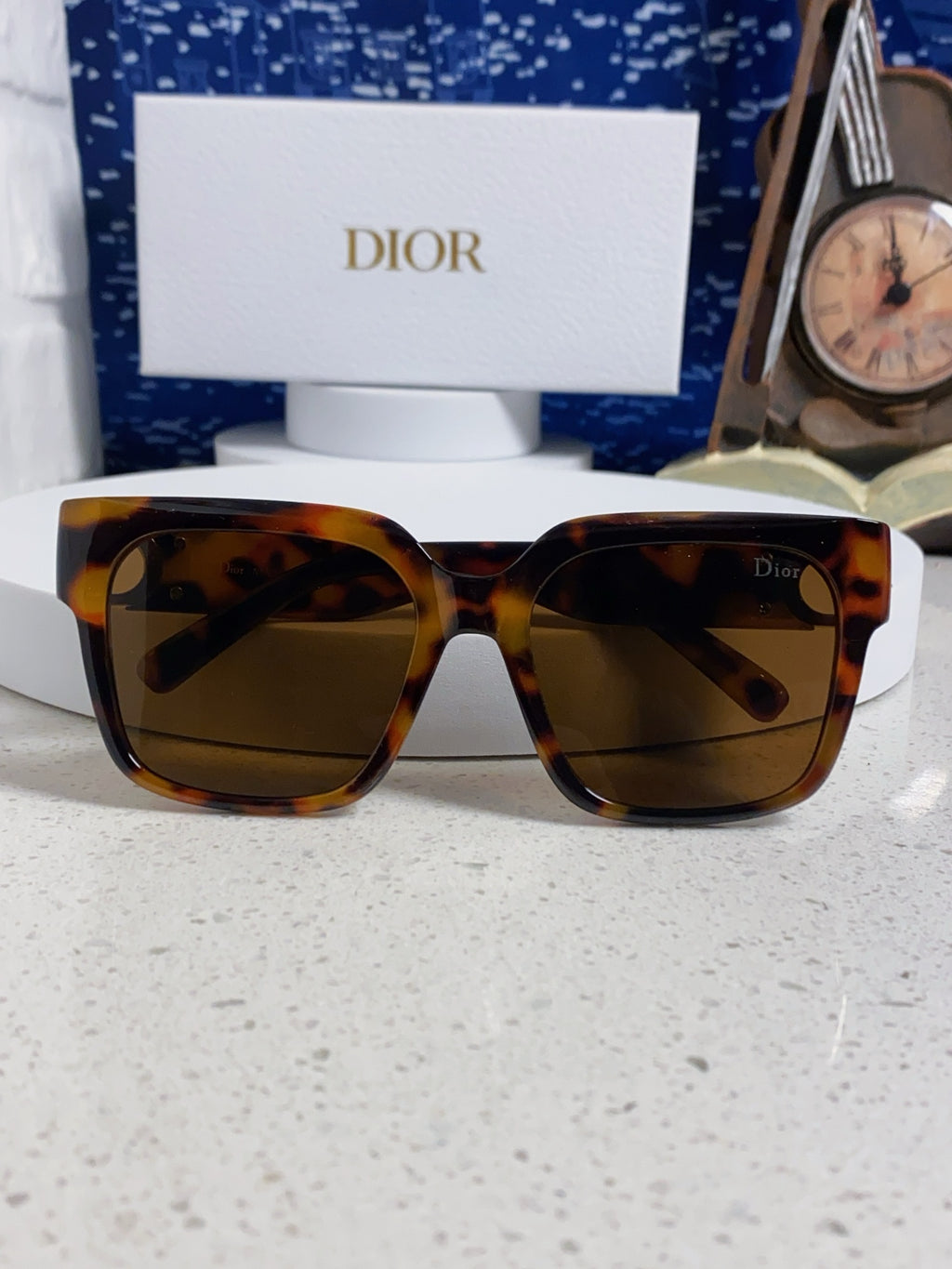 Dior Oversized Black Lens Sunglasses for Women - 431742 - detail image 9