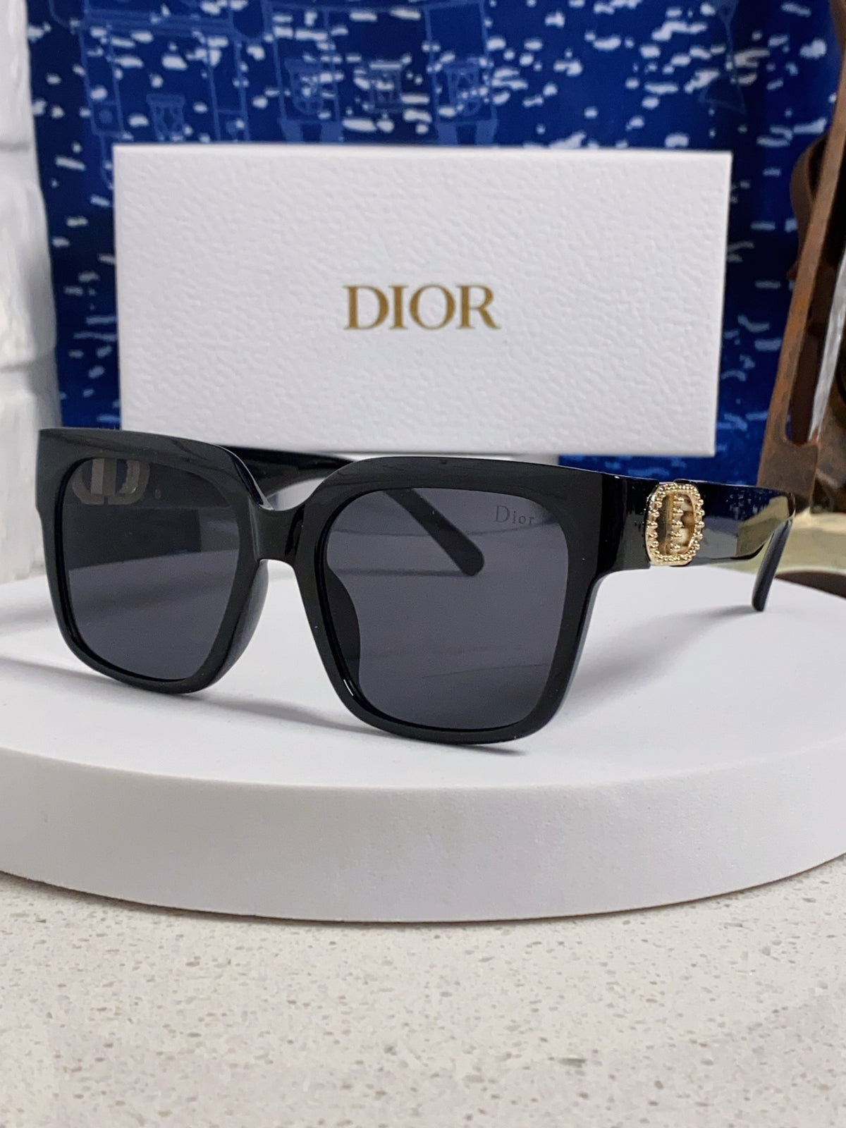 Dior Oversized Black Lens Sunglasses for Women - 867116