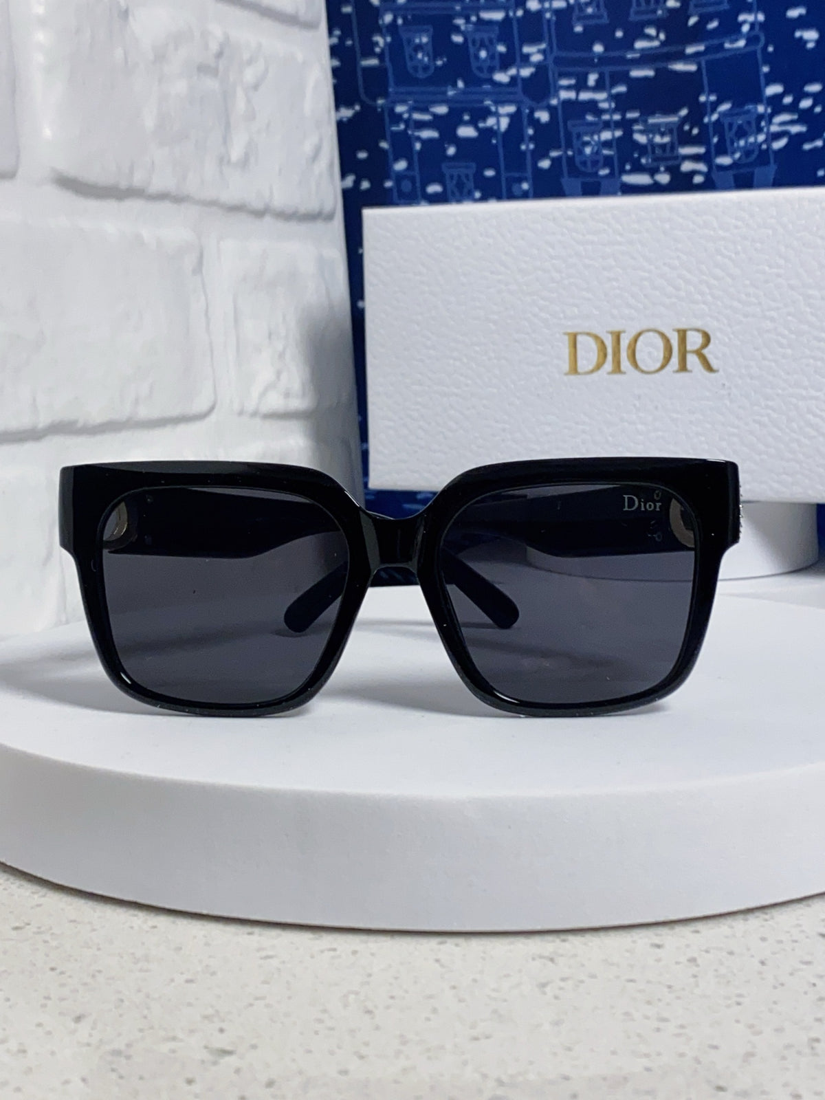 Dior Oversized Black Lens Sunglasses for Women - detail image 2