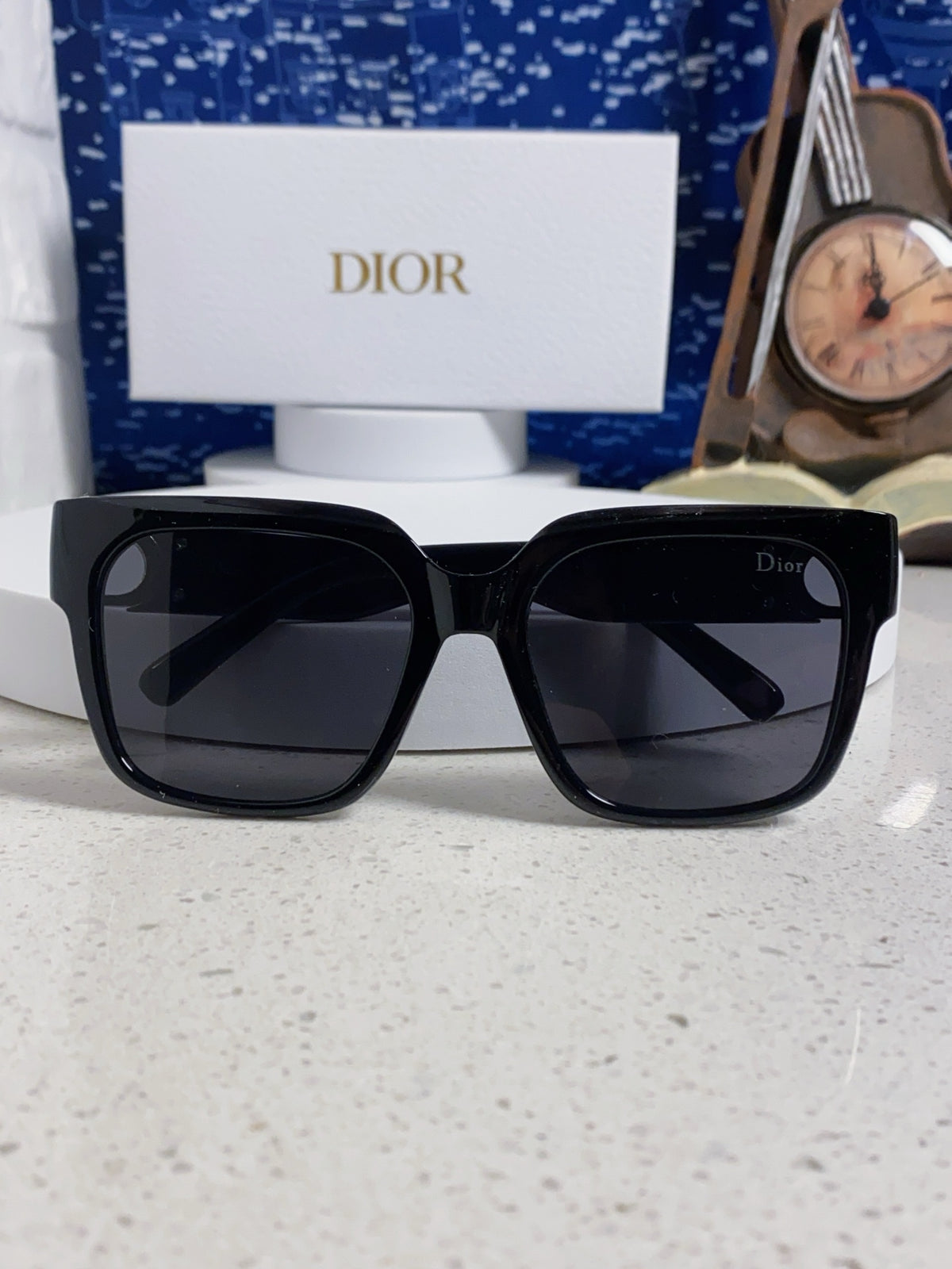 Dior Oversized Black Lens Sunglasses for Women - detail image 9