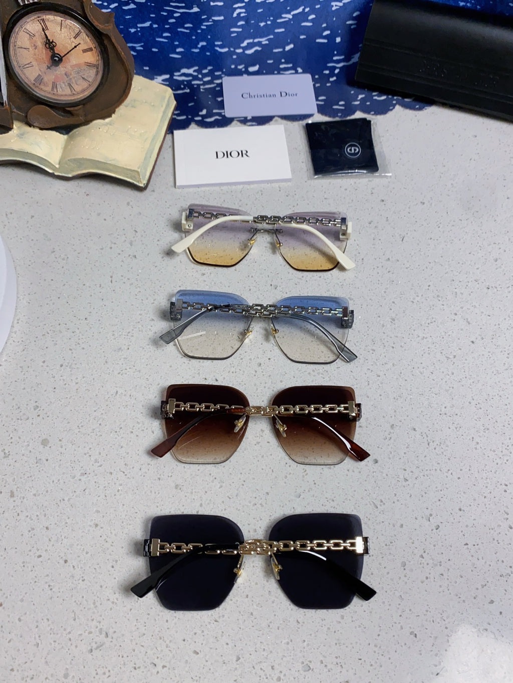 Dior Polarized Fashion Black Lens Sunglasses for Women - 449091 - detail image 11
