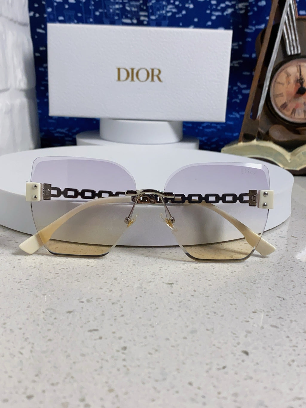 Dior Polarized Fashion Silver Lens Sunglasses for Women - 449088 - detail image 9