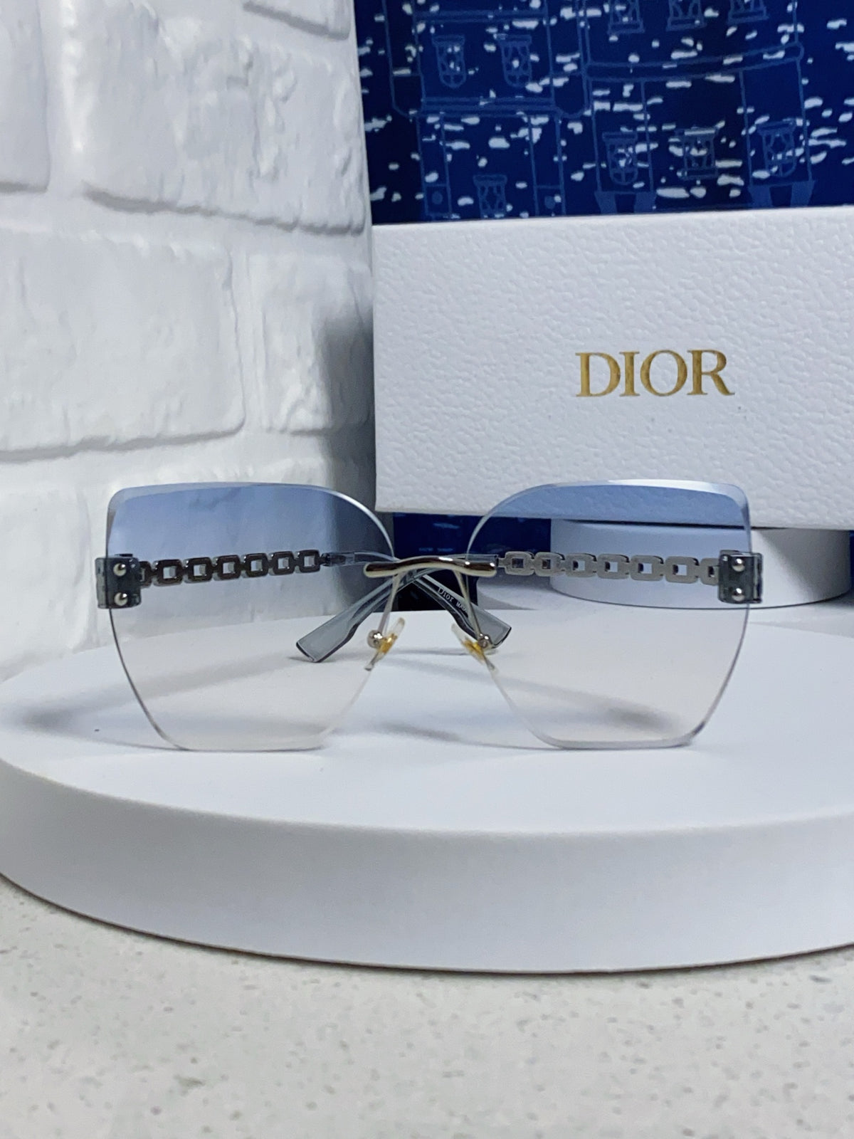 Dior Polarized Fashion Silver Lens Sunglasses for Women - 415499 - detail image 2