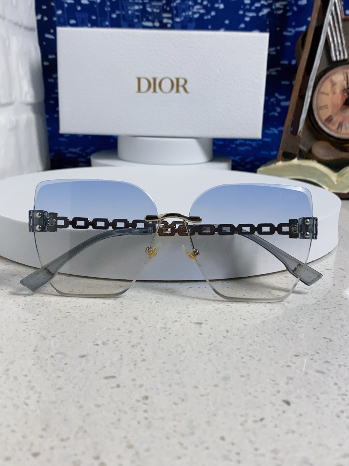 Dior Polarized Fashion Silver Lens Sunglasses for Women - 415499 - detail image 9