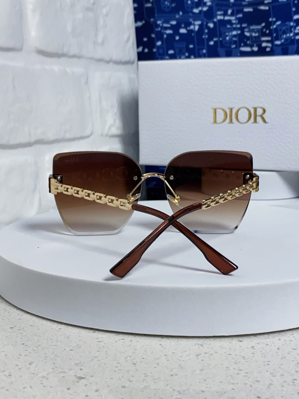 Dior Polarized Fashion Red Lens Sunglasses for Women - 415500 - detail image 3