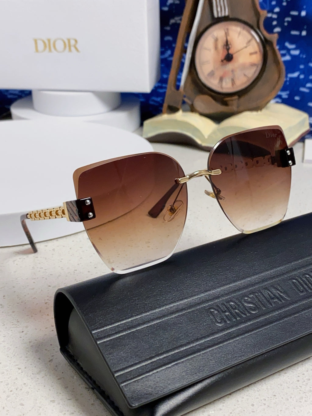 Dior Polarized Fashion Red Lens Sunglasses for Women - 415500 - detail image 10