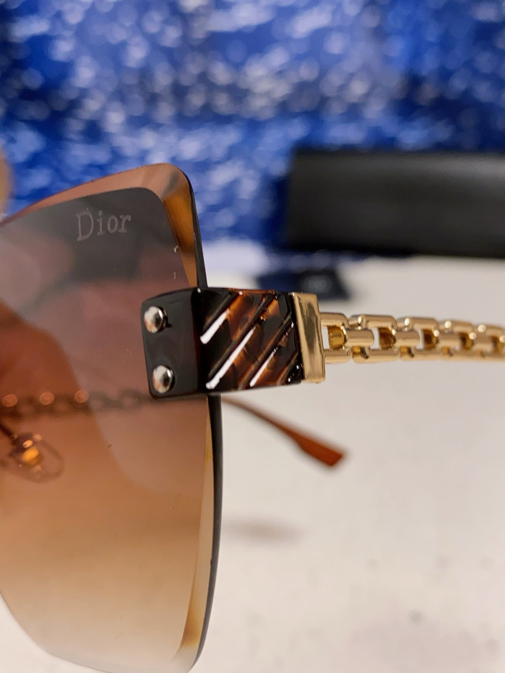 Dior Polarized Fashion Red Lens Sunglasses for Women - 415500 - detail image 7