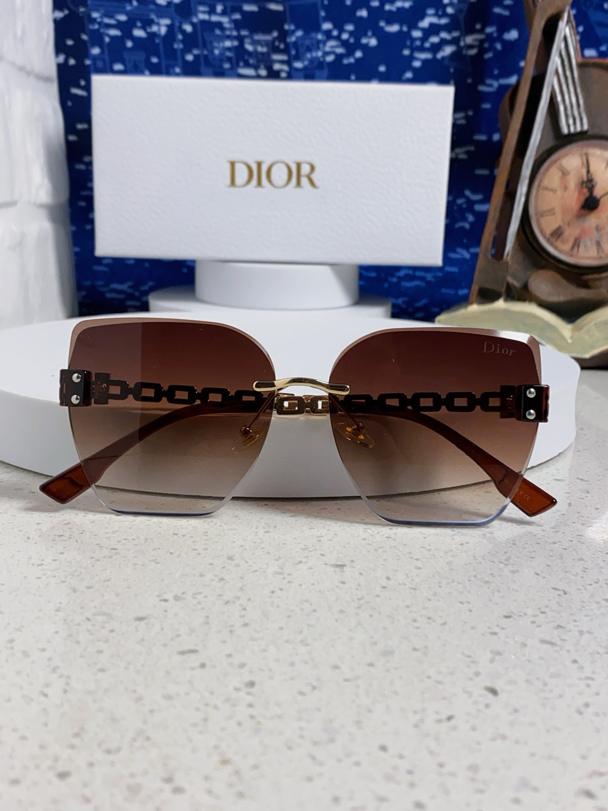Dior Polarized Fashion Red Lens Sunglasses for Women - 415500 - detail image 9
