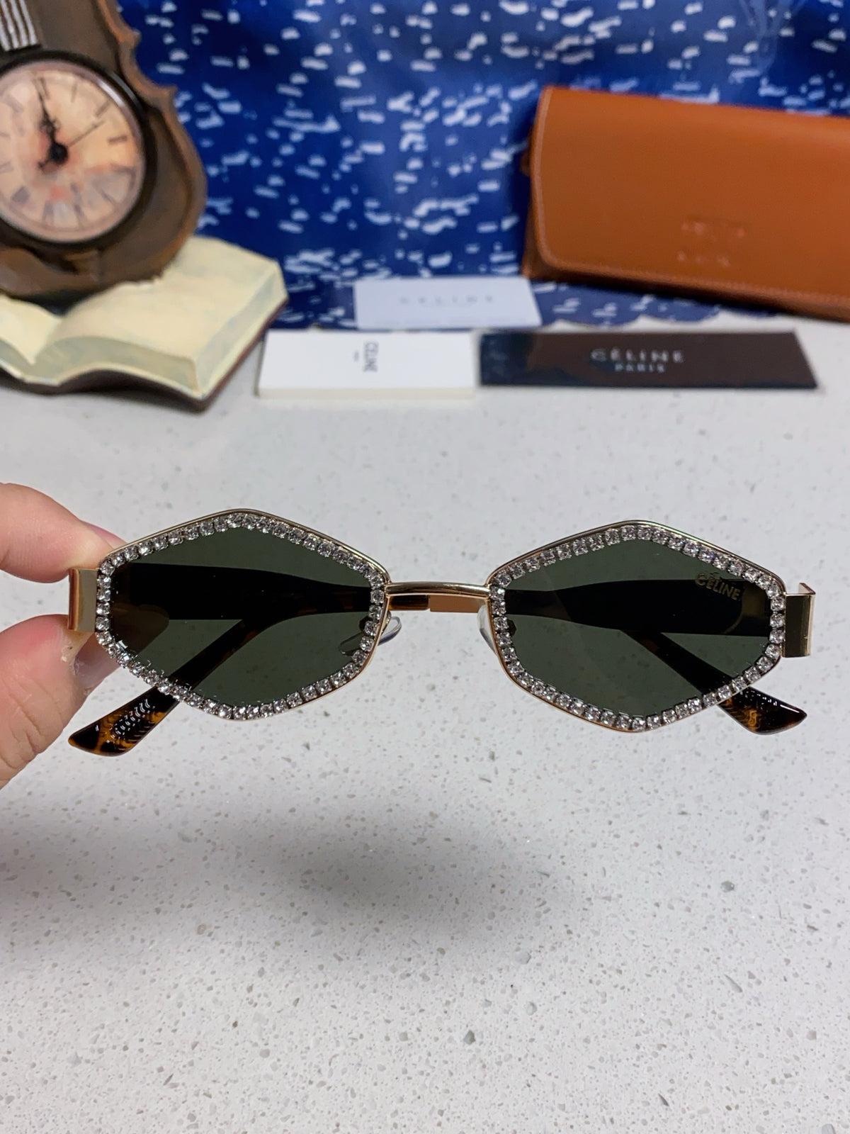 Celine Fashion Gray Lens Sunglasses for Men & Women - 449246 - detail image 4