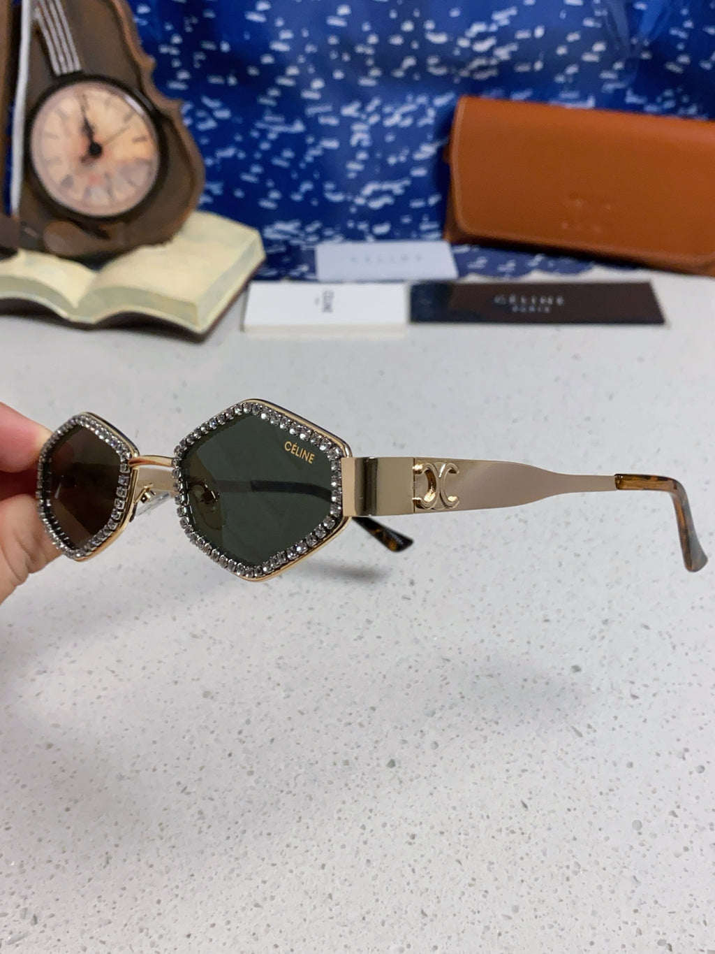 Celine Fashion Gray Lens Sunglasses for Men & Women - 449246 - detail image 6