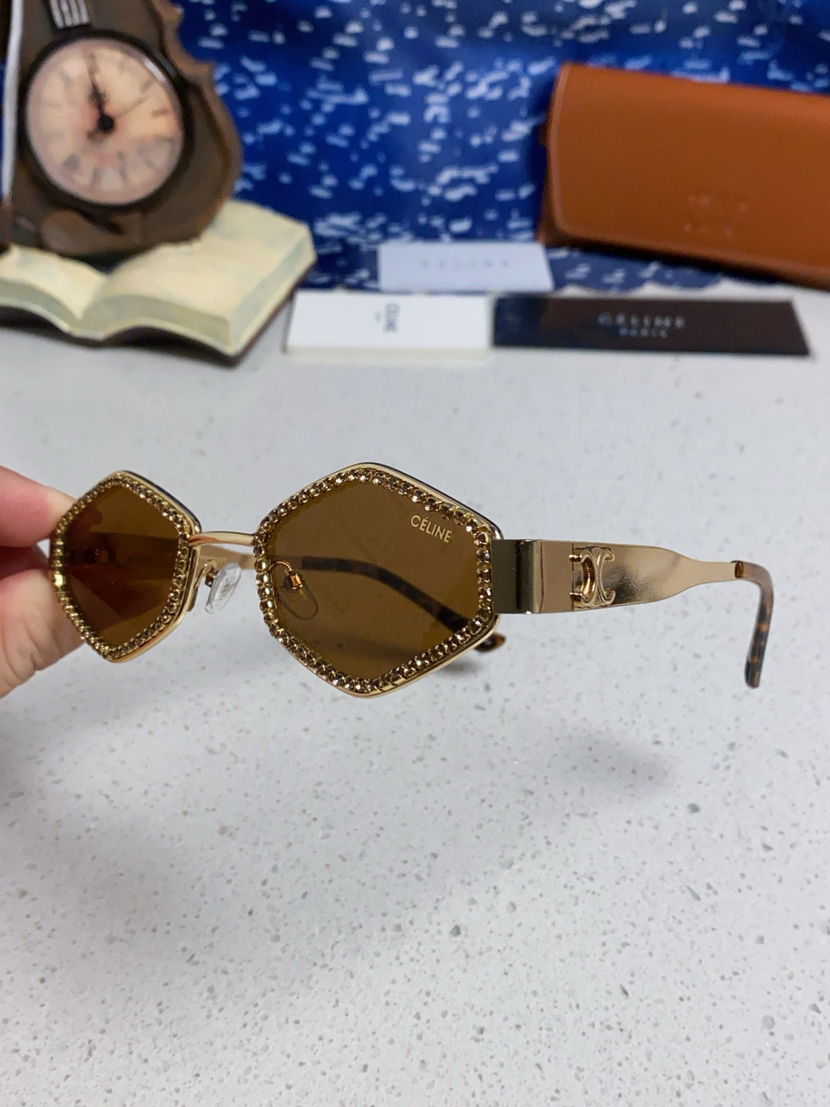 Celine Fashion Brown Lens Sunglasses for Men & Women - 449247 - detail image 6