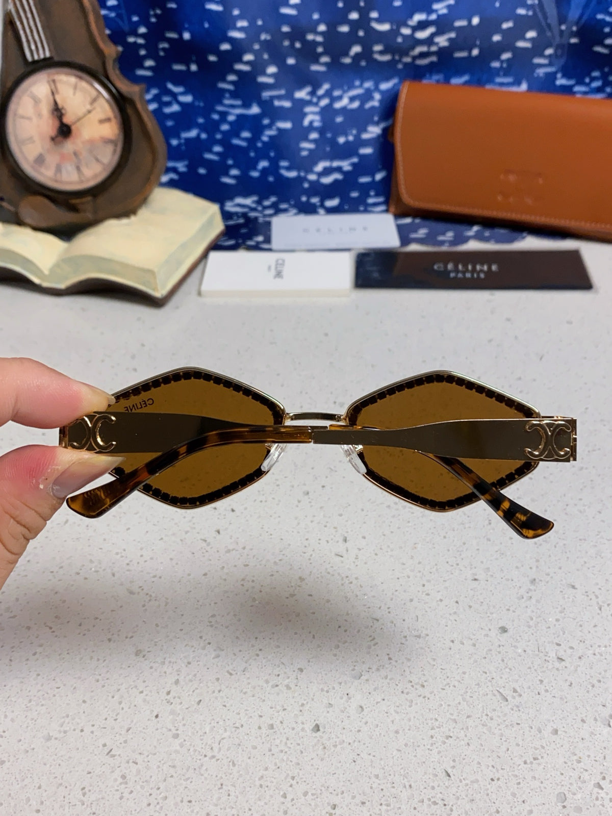 Celine Fashion Brown Lens Sunglasses for Men & Women - 415613 - detail image 5