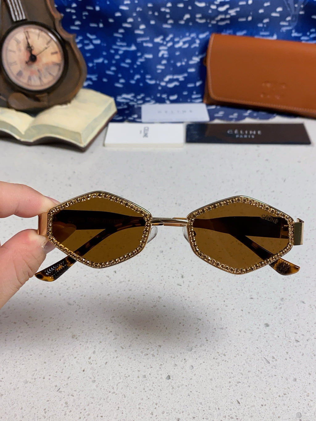 Celine Fashion Brown Lens Sunglasses for Men & Women - 415613 - detail image 4