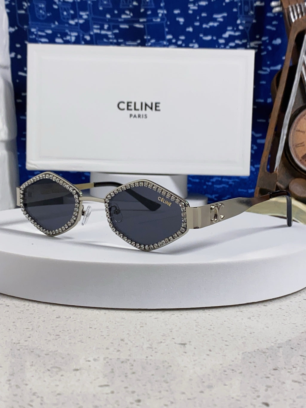Celine Fashion Gray Lens Sunglasses for Men & Women - 449248